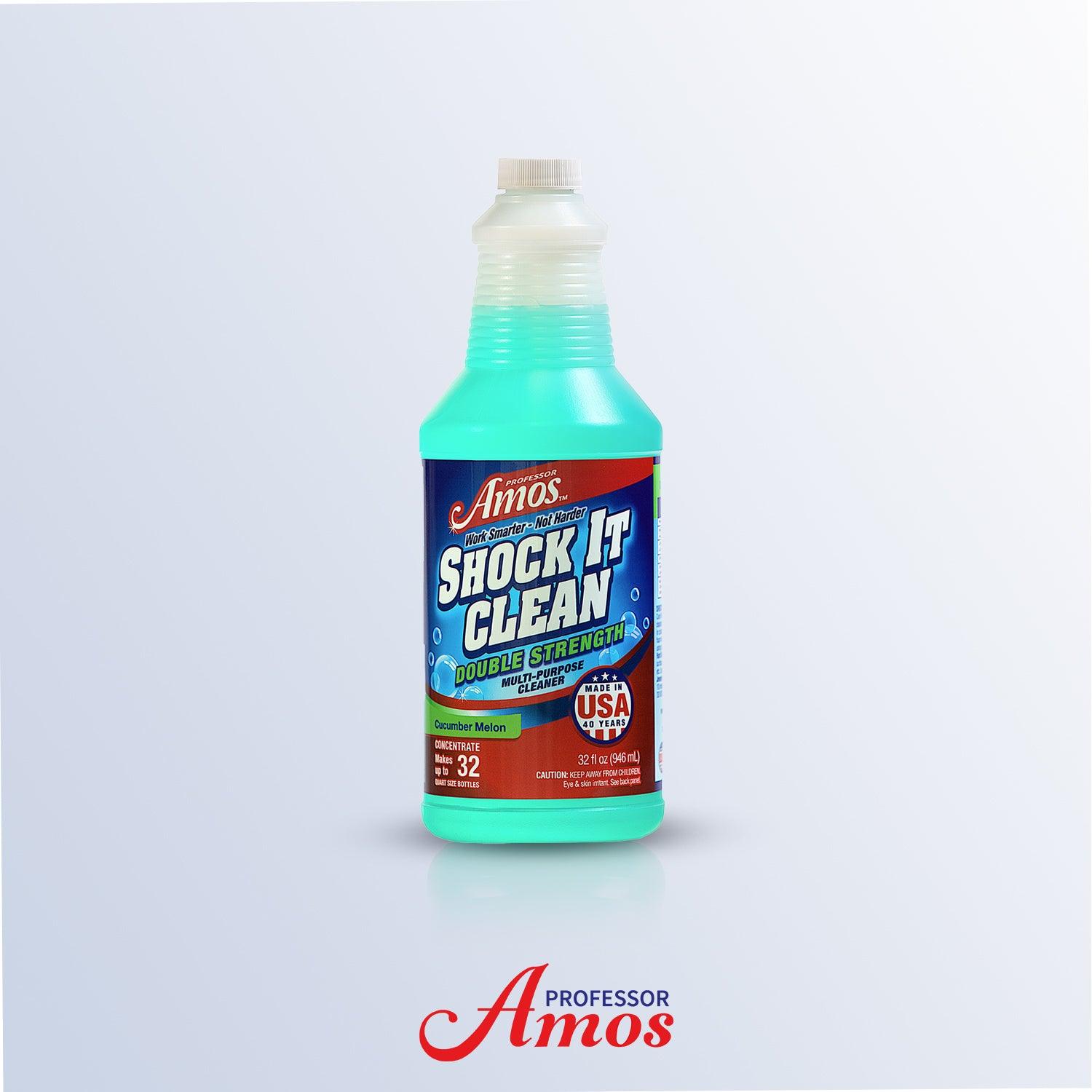 Shock It Clean Concentrate 32oz. Kit Make Up To 32 Bottles - Professor Amos USA