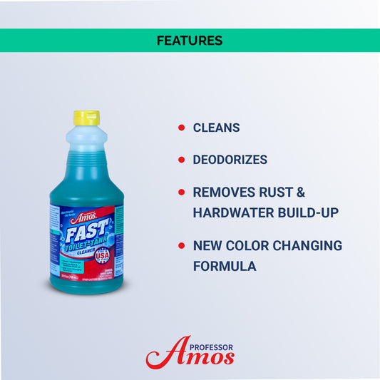 Fast Toilet and Tank Concentrate Cleaner
