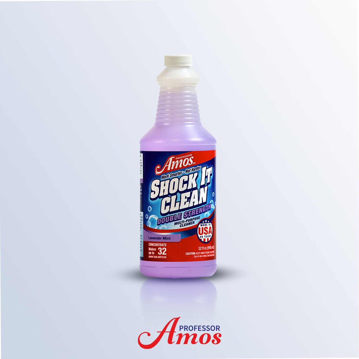 Shock It Clean ™ Double Strength Kit Makes Up To 32 Bottles | Concentrate Liquid - Professor Amos USA