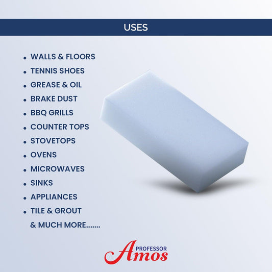 White Cleaning Pads Pack - Professor Amos USA