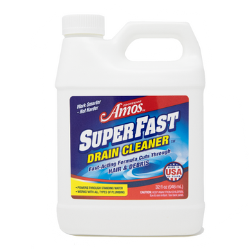 Professor Amos Superfast Drain Cleaner Clears Clogs in Minutes!