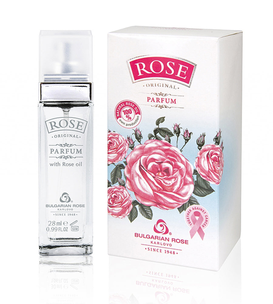 Rose Bulgarian Perfume - Natural Original Parfum - Aromatic Fragrance - Long Lasting Freshness - Paraben Free - Unisex Perfume - Perfect for Everyone