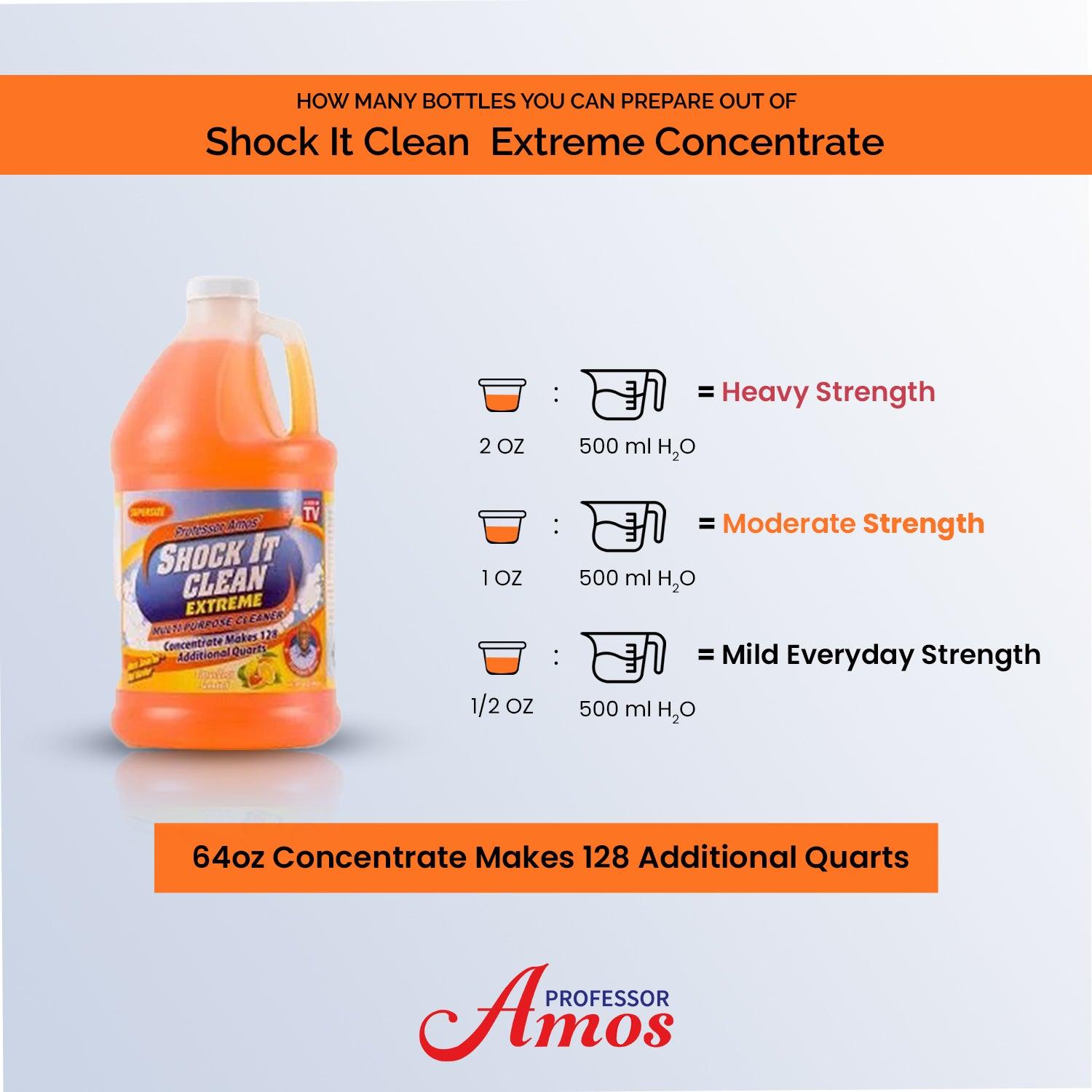 Shock It Clean Concentrate ½ Gallon - Professor Amos USA